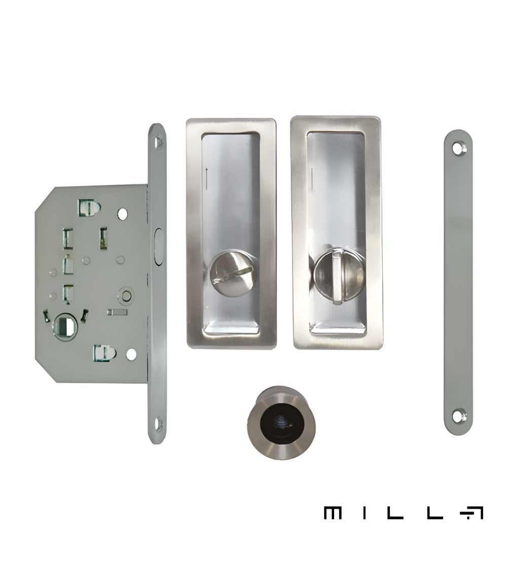 Kit maniglia a incasso con condanna in acciaio inossidabile ferramenta design