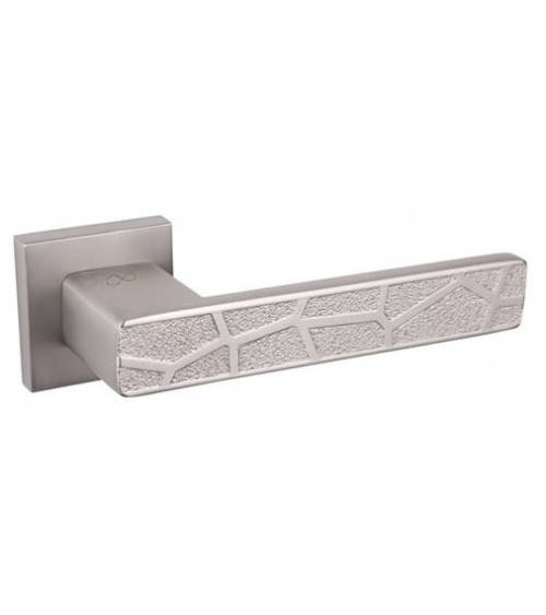 Maniglia per porta nichel satinato Volare design
