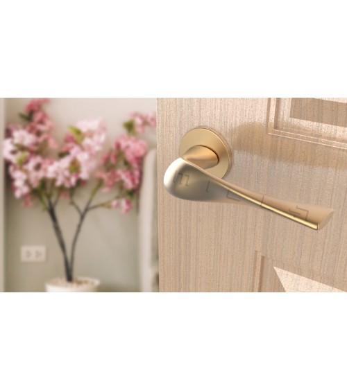 Maniglia per porta in zama PETUNIA maniglia design