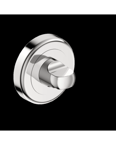 Rosetta per porta con condannazione wc cromo lucido CO R OB maniglia design vista inclinata