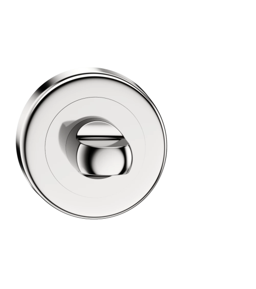 Rosetta per porta con condannazione wc cromo lucido CO R OB maniglia design