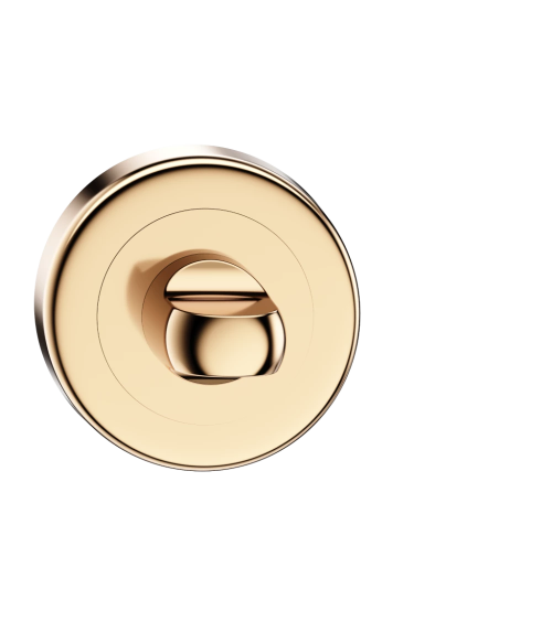 Rosetta per porta con condannazione wc oro lucido CO R OB maniglia design