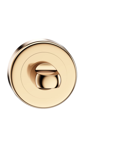 Rosetta per porta con condannazione wc oro lucido CO R OB maniglia design