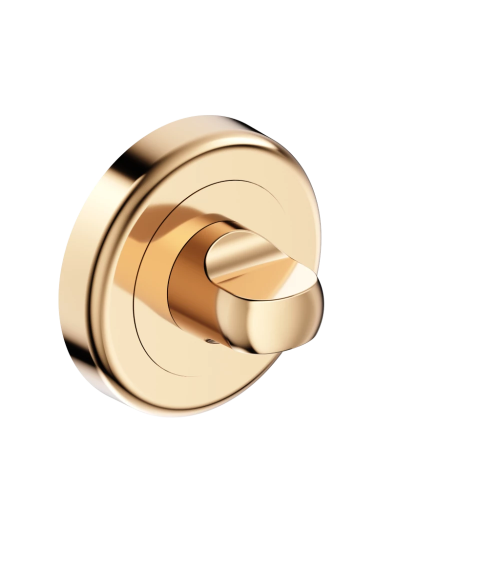 Rosetta per porta con condannazione wc oro lucido CO R OB maniglia design