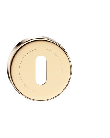Rosetta porta chiave L oro lucido CO R OB maniglia design vista frontale
