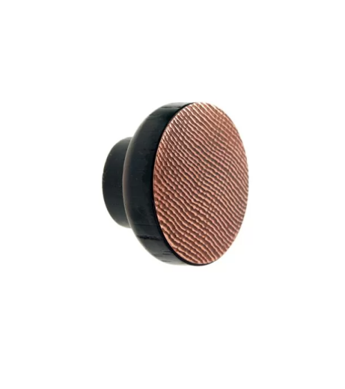 Maniglia mobile in legno verniciato nero rame