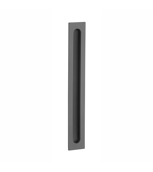 Maniglia per porta scorrevole nera/pelle APRILE HD 239 design