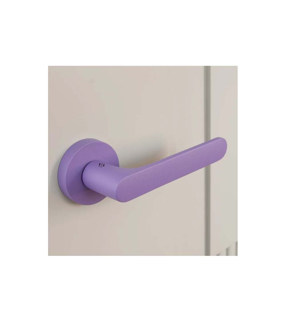 Maniglia per porta di colore viola - Moon One Ronde
