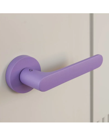 Maniglia per porta di colore viola - Moon One Ronde