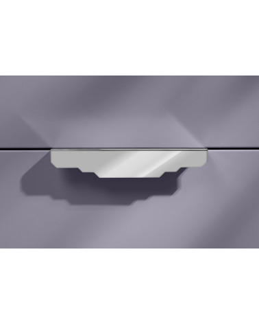 Maniglia per mobile cromata lucida KARLA CR maniglia design fissata orizzontalmente