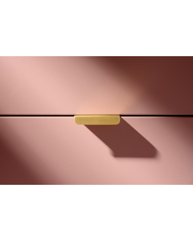 Maniglia per mobile in ottone ELSE EDGE maniglia design vista frontale