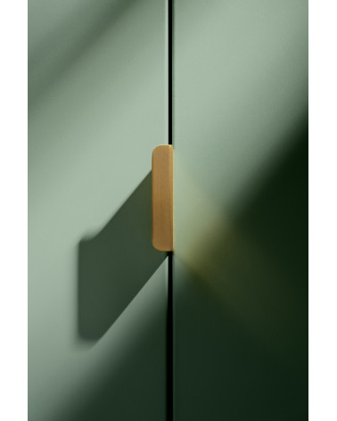 Maniglia per mobile in ottone ELSE EDGE maniglia design posizionata verticalmente