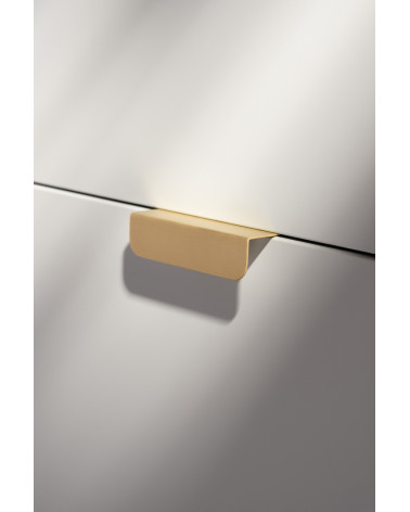 Maniglia per mobile oro opaco EDIT EDGE maniglia design vista inclinata