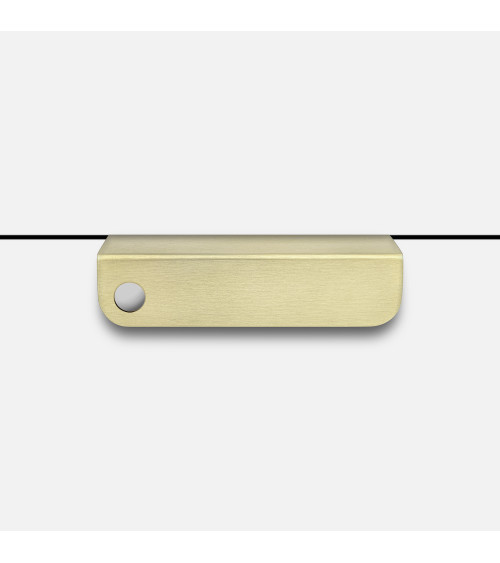 Maniglia per mobile in ottone verniciato EDIT Edge maniglia design