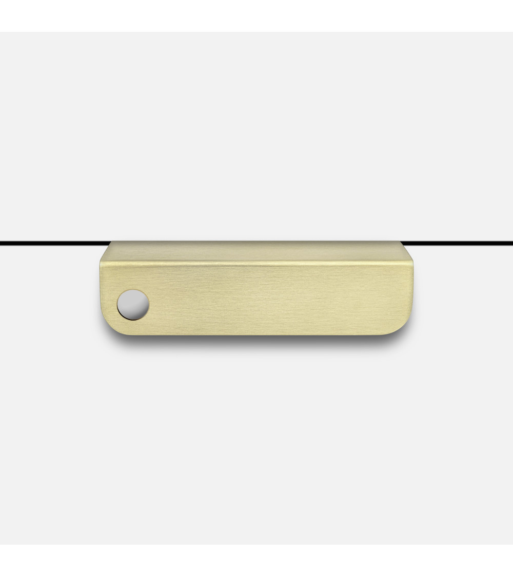 Maniglia per mobile in ottone verniciato EDIT Edge maniglia design