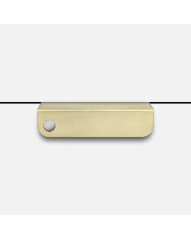 Maniglia per mobile in ottone verniciato EDIT Edge maniglia design