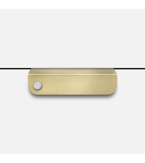 Maniglia per mobile in ottone EDIT O maniglia design