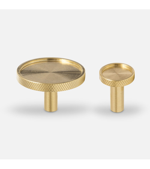 Pomello per mobile in ottone VERA S maniglia design
