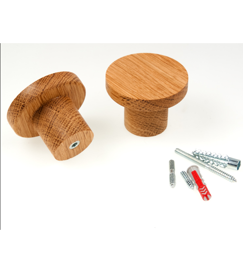 Appendiabiti da parete in rovere BASIC 3