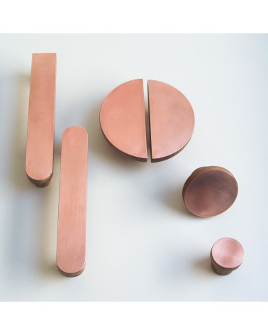 Appendiabiti in legno e rame COPPER