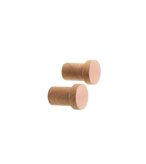 Appendiabiti in legno e rame COPPER xs