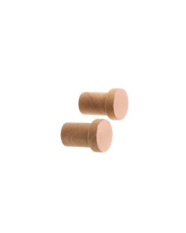 Appendiabiti in legno e rame COPPER xs