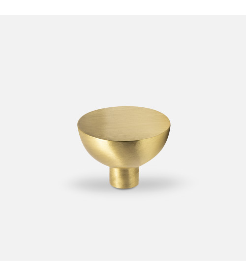 Pomolo per mobile oro opaco LUNA M design