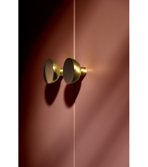 Pomolo per mobile oro opaco LUNA M design