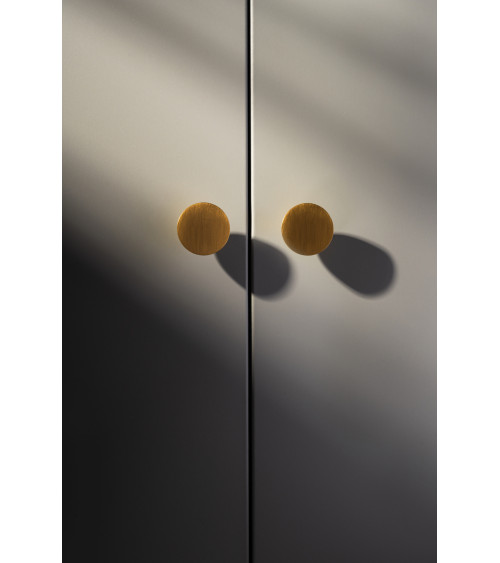 Pomolo per mobile oro opaco LUNA M design