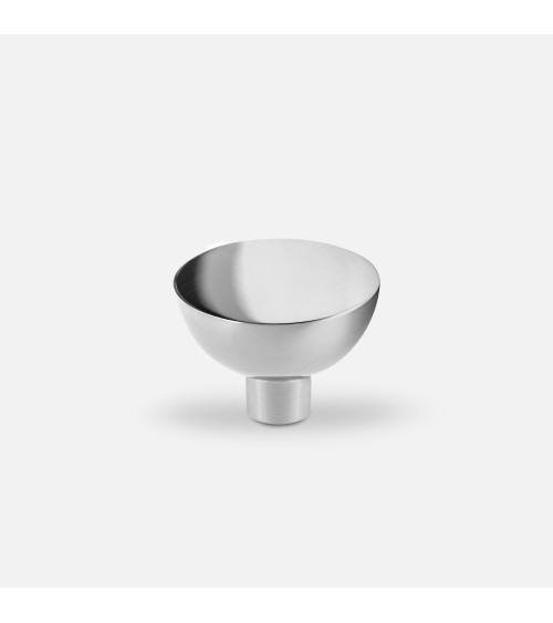 Pomolo per mobile in cromo lucido LUNA M design