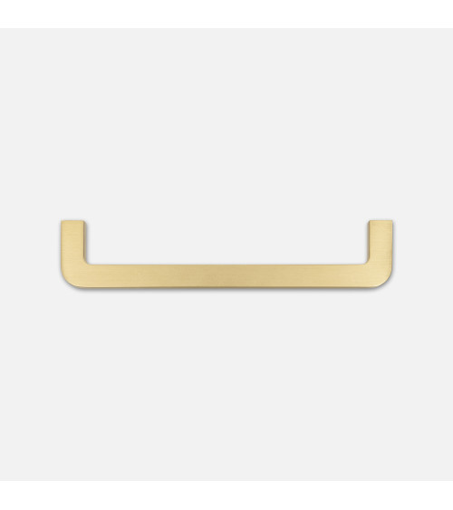 Maniglia per mobile in ottone spazzolato ISA design