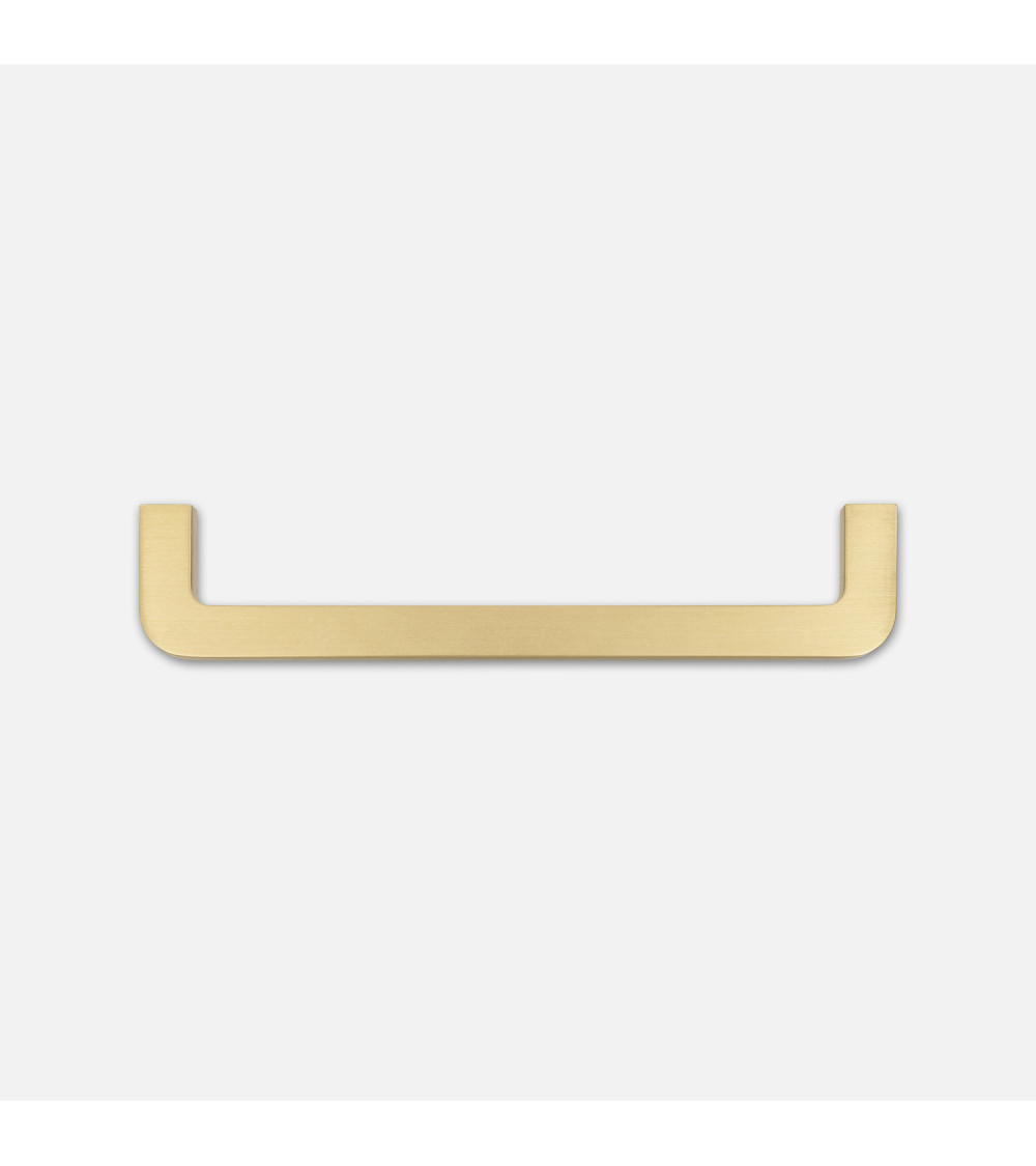 Maniglia per mobile in ottone spazzolato ISA design