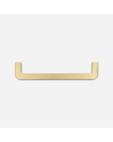 Maniglia per mobile in ottone spazzolato ISA design