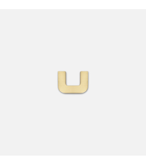Maniglia per mobile in oro lucido ISA XS maniglia design