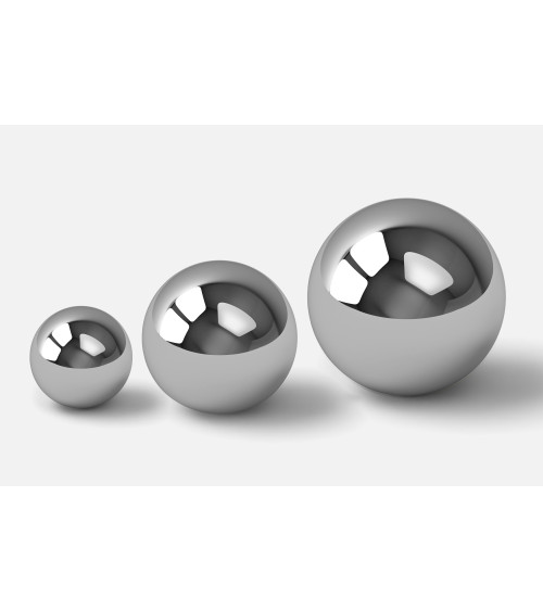 Pomello per mobile in cromo lucido ODETE M maniglia design