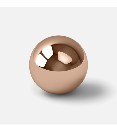 Pomello per mobile in rame ODETE M maniglia design