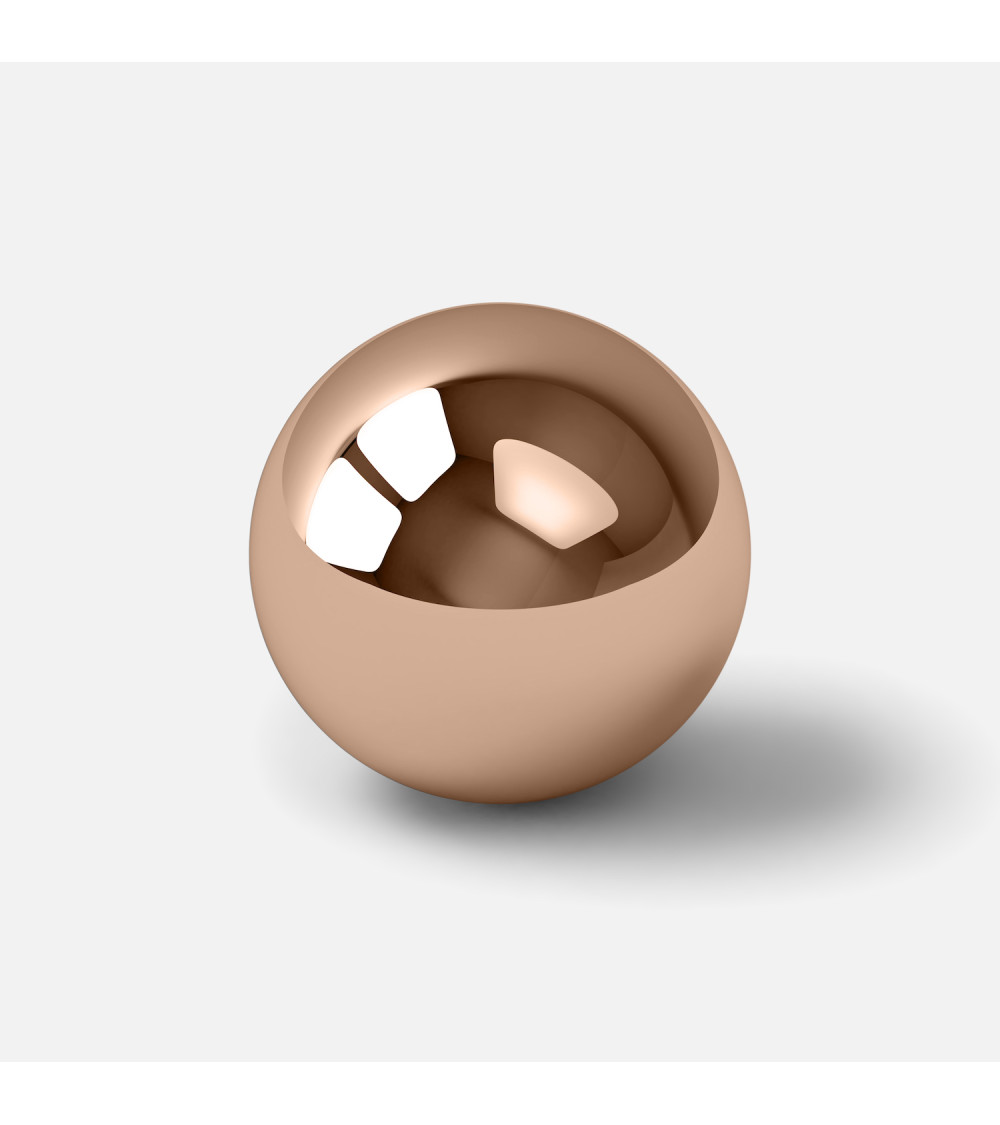 Pomello per mobile in rame ODETE M maniglia design