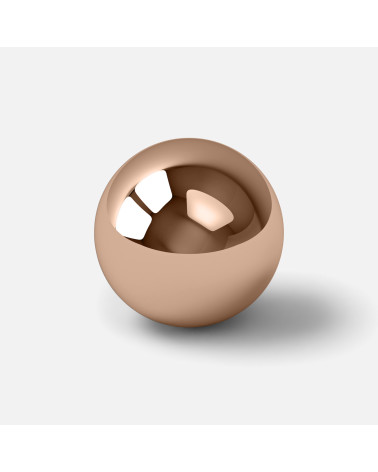 Pomello per mobile in rame ODETE M maniglia design
