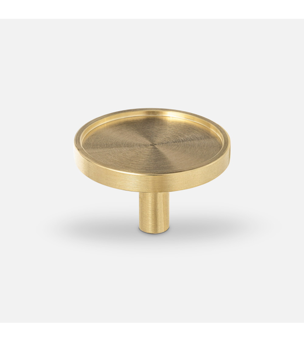 Pomolo per mobile in ottone INA design