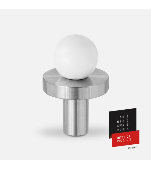 Pomolo per mobile in ottone POLA WHITE design