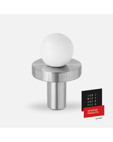 Pomolo per mobile in ottone POLA WHITE design
