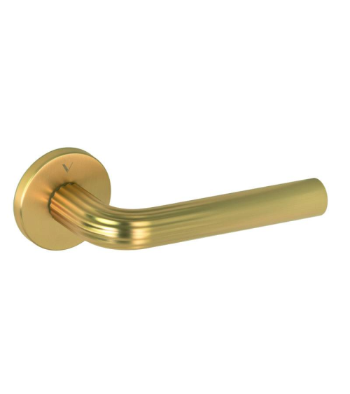 Maniglia per porta oro satinato Frella maniglia design