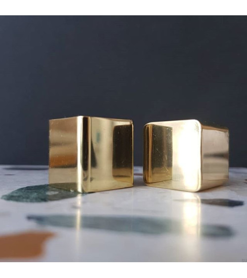Pomello per mobile in ottone LANA S maniglia design