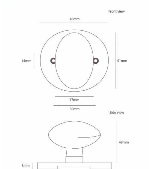 Pomello per porta retrò - industriale in ferro 1018 rotondo - maniglia design