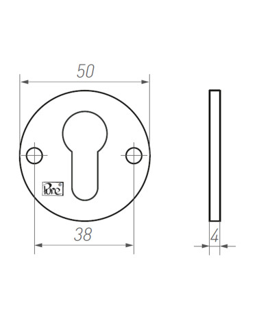 Rosetta per porta CDF chiave OB-50