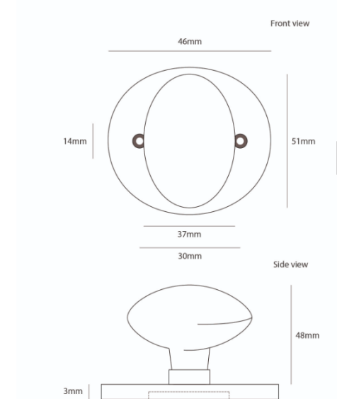 Pomello porta ruggine in ferro 1018 - maniglia design
