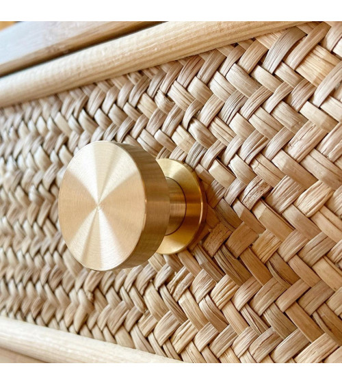 Pomolo per mobile in ottone 01 maniglia design
