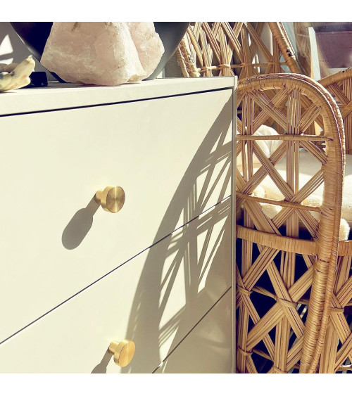 Pomolo per mobile in ottone 01 maniglia design