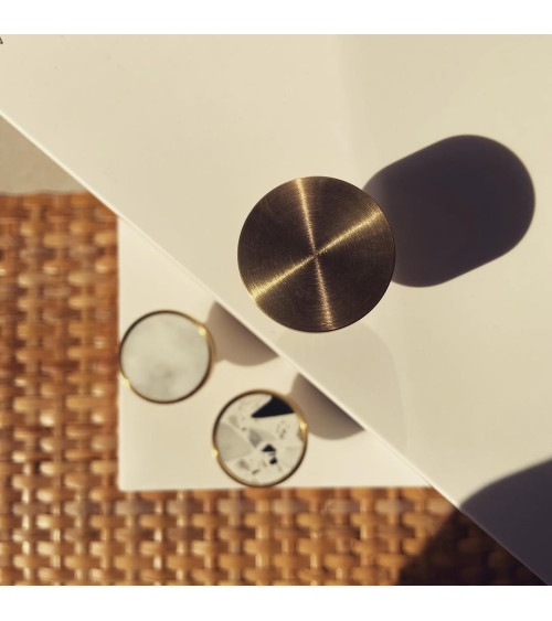 Pomolo per mobile in ottone 01 maniglia design