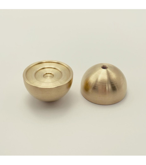 Pomolo per mobile in ottone 02 maniglia design
